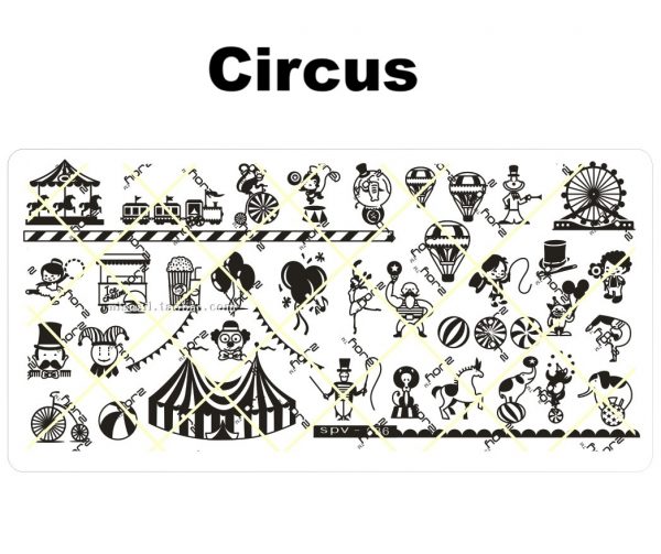 Circus NAIL PLATE