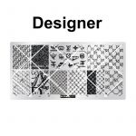 designer nail stamping plate