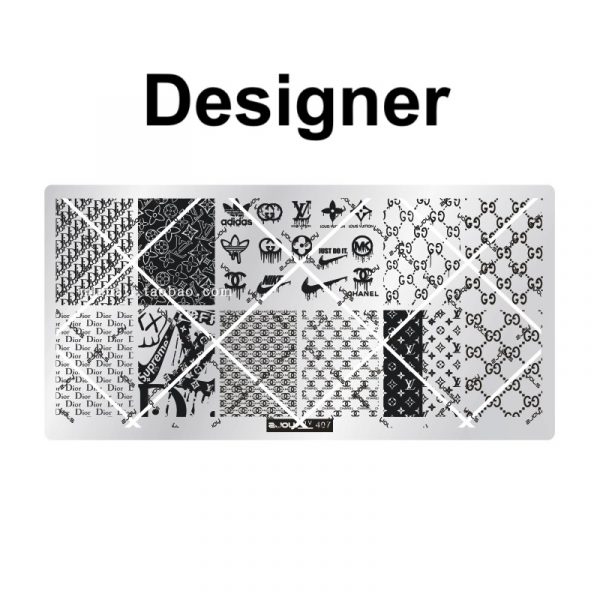 designer nail stamping plate designer nail stamping plate