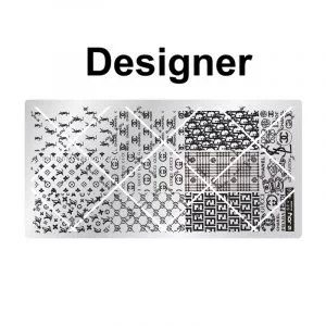 designer nail stamping plate