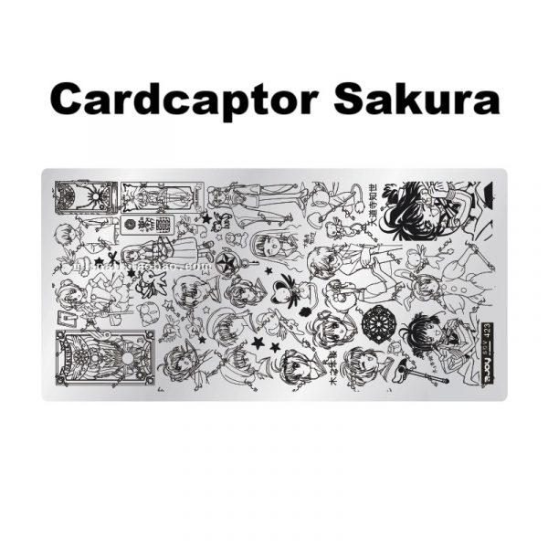 Cardcaptor Sakura nail stamping plate Cardcaptor Sakura nail stamping plate