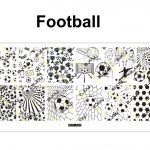 football nail stamping plate