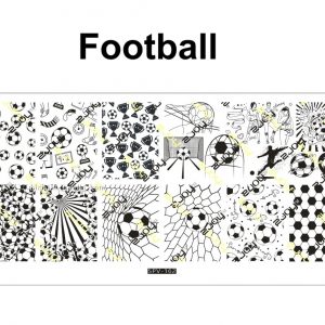 football nail stamping plate