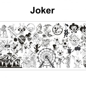 joker nail stamping plate