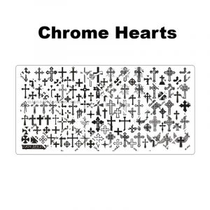 Chrome Hearts nail stamping plate