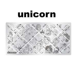 unicorn nail plate