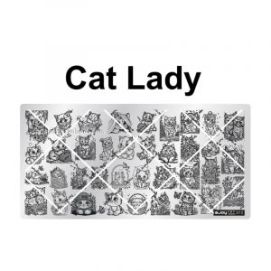 Cat nail stamping plate