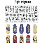 eight trigrams nail stamping plate