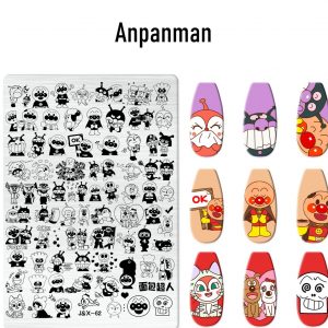 Anpanman nail stamping plate