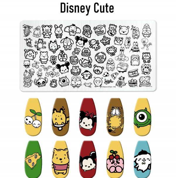 Disney Cute nail stamping plate Disney Cute nail stamping plate