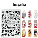 Inuyasha nail stamping plate