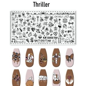 Thriller nail stamping plate