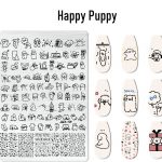 Happy Puppy nail plate
