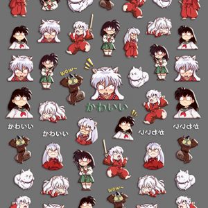 Inuyasha nail sticker
