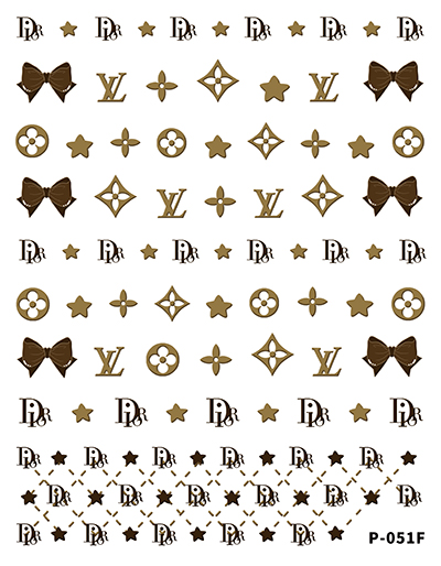 LV nail sticker LV nail sticker
