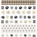 designer nail sticker