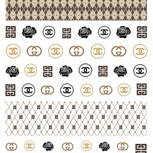 designer nail sticker