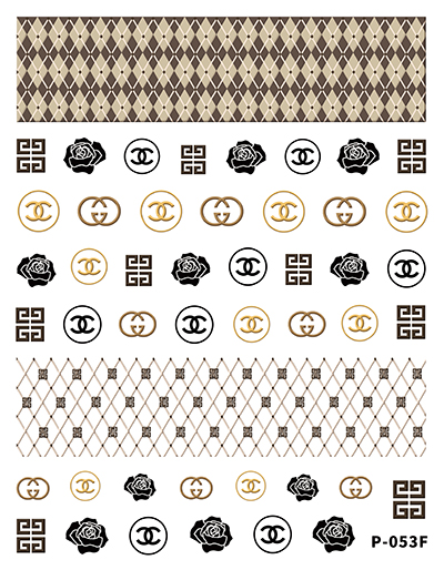 designer nail sticker