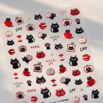 cat nail sticker
