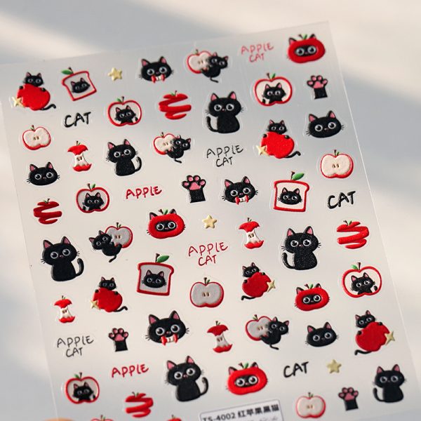cat nail sticker