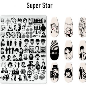 Super Star nail stamping plate