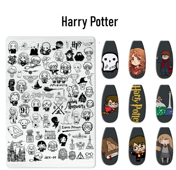 Harry Potter nail plate