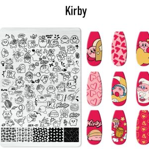 Kirby nail stamping plate