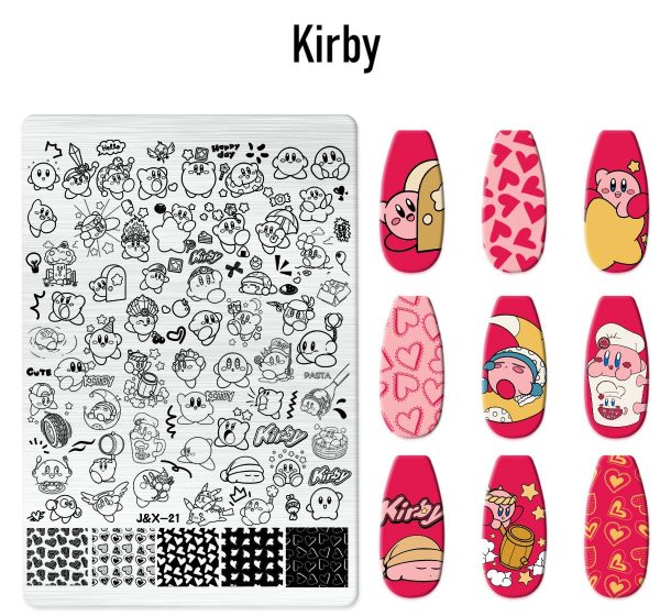 Kirby nail stamping plate