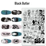 Black Butler nail stamping plate