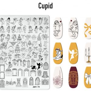 Cupid nail stamping plate
