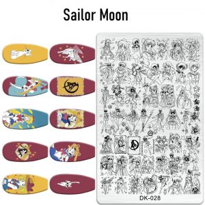 Sailor Moon nail stamping plate