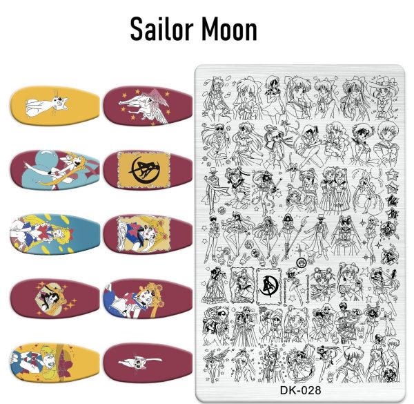 Sailor Moon nail stamping plate