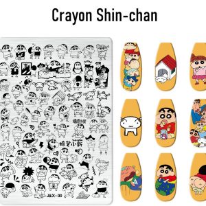 Crayon Shin-chan nail stamping plate