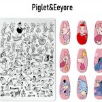 Piglet&Eeyore nail stamping plate