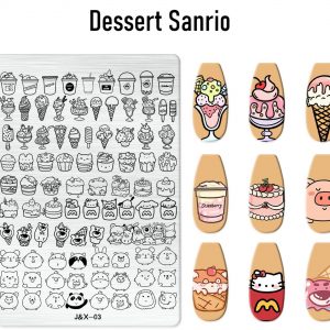Dessert Sanrio nail stamping plate