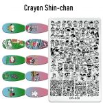 Crayon Shin-chan nail stamping plate