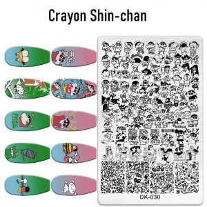 Crayon Shin-chan nail stamping plate