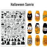 Halloween Sanrio nail stamping plate