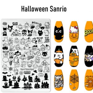 Halloween Sanrio nail stamping plate