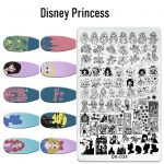 Disney Princess nail stamping plate