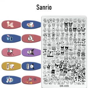 Sanrio nail stamping plate
