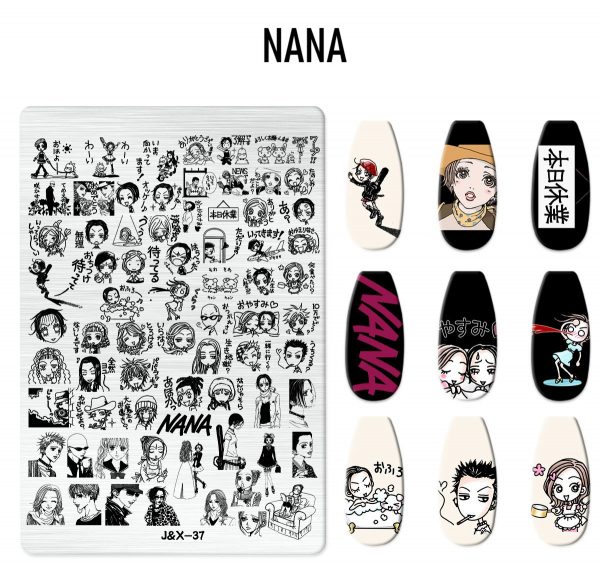 NANA nail stamping plate NANA nail stamping plate