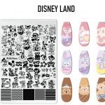 DISNEY LAND nail stamping plate DISNEY LAND nail stamping plate