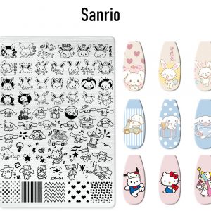 Sanrio nail stamping plate