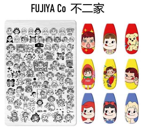 FUJIYA Co nail stamping plate