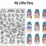 My Little Pony nail stamping plate