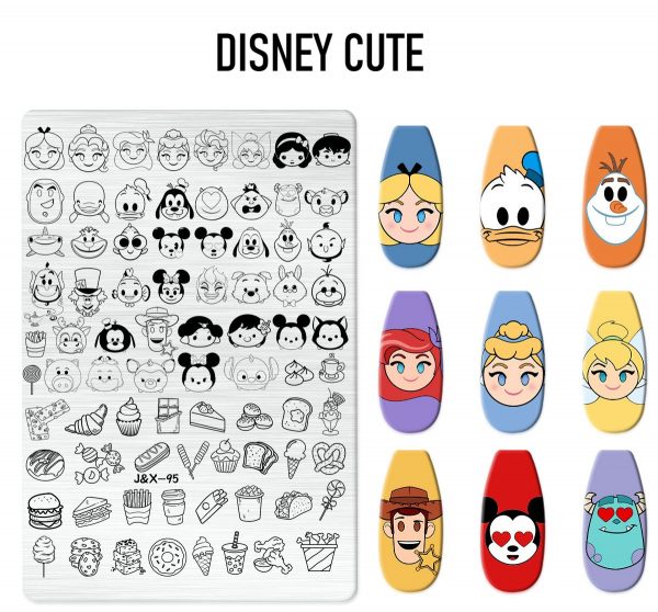 DISNEY nail stamping plate