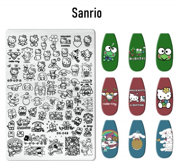 Sanrio nail stamping plate