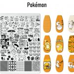 Pokémon nail stamping plate