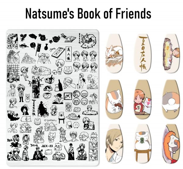 Natsume's Book of Friends nail stamping plate